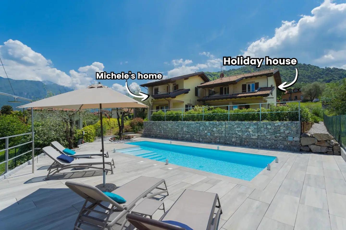 Ca Stagia Holiday House With Private Swimming-Pool Белладжо Екстер'єр фото